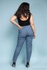 Picture of PLUS SIZE HIGHLY STRETCH PULL UP TROUSERS